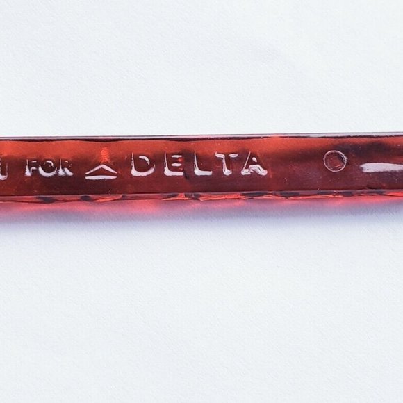 100 total Alessi For Delta Airlines Stirrer Stick Reusable _ drink / coffee stir - Picture 10 of 10